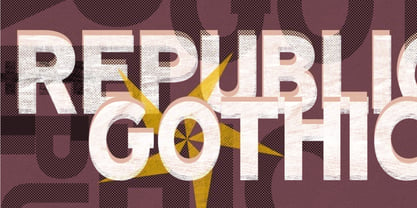 MPI Republic Gothic Font Poster 2
