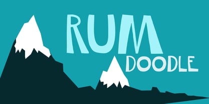 Rum Doodle Font Poster 1