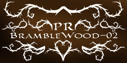 PR Bramble Wood 2 Font Poster 1
