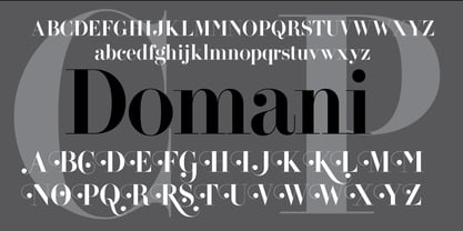 Domani CP Font Poster 2