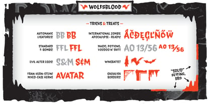 Wolfsblood Font Poster 3