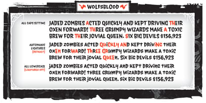 Wolfsblood Font Poster 4