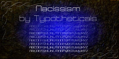 Nacissism Font Poster 1