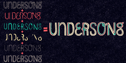 Undersong Font Poster 9