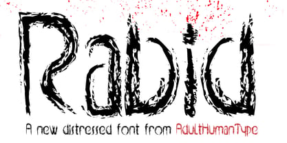 Rabid Font Poster 1