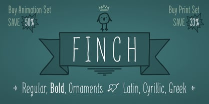 Finch Font Poster 1