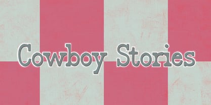 Cowboy Stories Fuente Póster 1