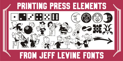 Printing Press Elements JNL Fuente Póster 1