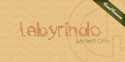 Labyrindo Font Poster 1