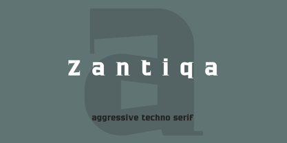 Zantiqa 4F Fuente Póster 1