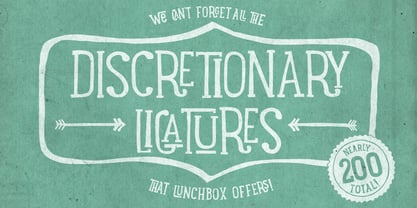 LunchBox Slab Font Poster 6