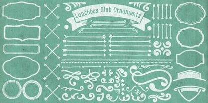 LunchBox Slab Font Poster 9