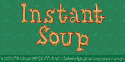 Instant Soup Font Poster 1