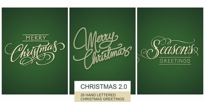 FM Christmas 2.0 Font Poster 2