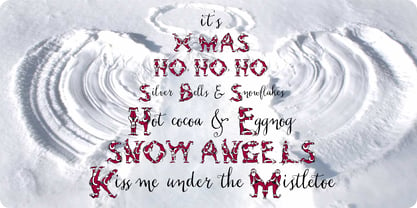 Santa's Pen Font Poster 3