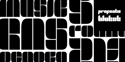 Bloket Font Poster 1