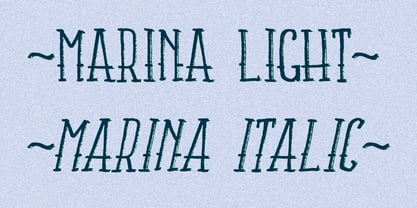 Marina Font Poster 3