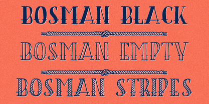 Bosman Font Poster 2