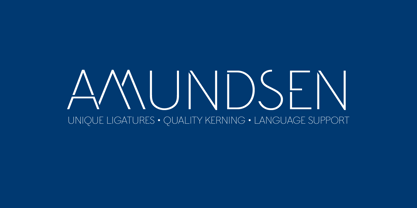 Amundsen Font Poster 1