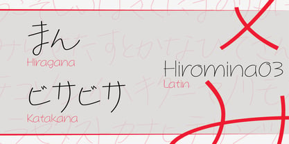 P22 Hiromina 03 Font Poster 1