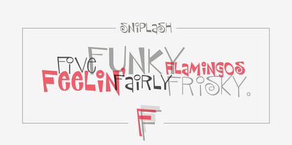 P22 Sniplash Font Poster 2