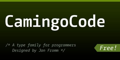 CamingoCode Font Poster 1