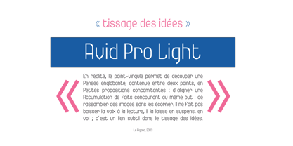 Avid Pro Font Poster 5