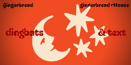 Gingerbread Font Poster 4