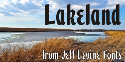 Lakeland JNL Font Poster 1