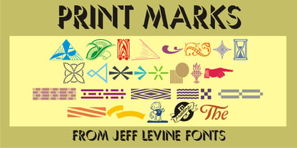 Print Marks JNL Font Poster 1