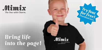 Mimix Font Poster 1