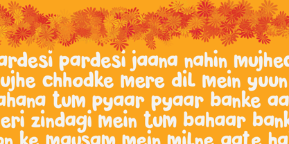 Pardesi Font Poster 2