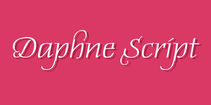 Daphne Script Font Poster 1