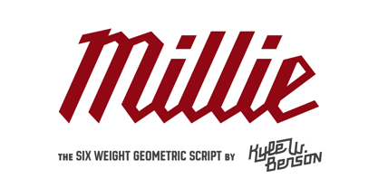 Millie Font Poster 1