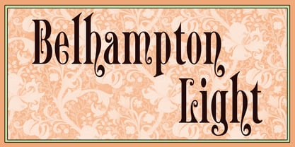 Belhampton Font Poster 6