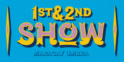 Maracay Font Poster 40