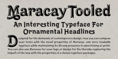 Maracay Font Poster 6