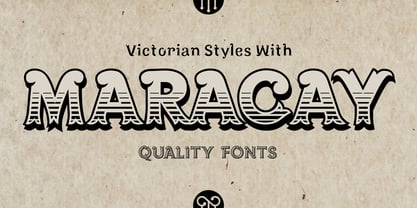 Maracay Font Poster 22