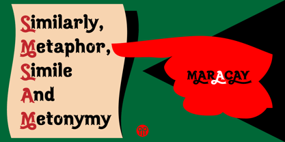 Maracay Font Poster 24