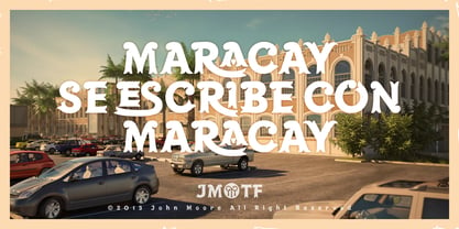 Maracay Font Poster 3