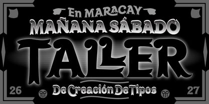 Maracay Font Poster 21