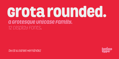 Grota Rounded Fuente Póster 1