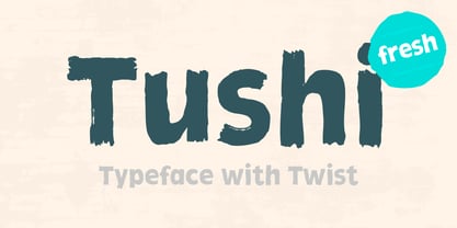Tushi Font Poster 1