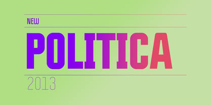 Politica Font Poster 1