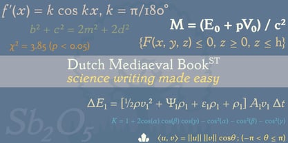Dutch Mediaeval Book ST Font Poster 1
