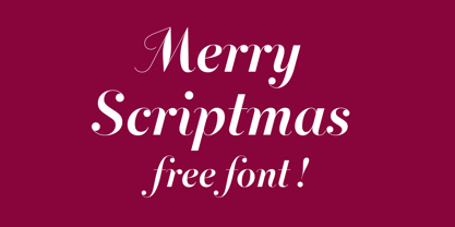 Merry Scriptmas Font Poster 1