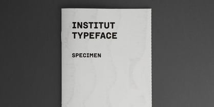 Institut Font Poster 2