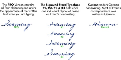 Sigmund Freud Typeface Font Poster 4