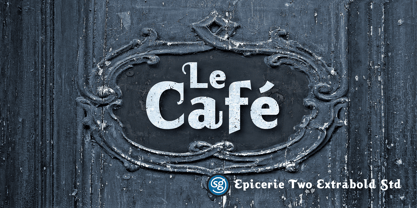 Epicerie One & Two SG Font Poster 5