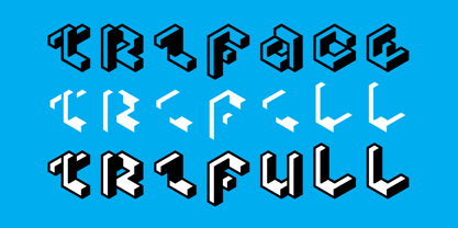Triface Font Poster 2